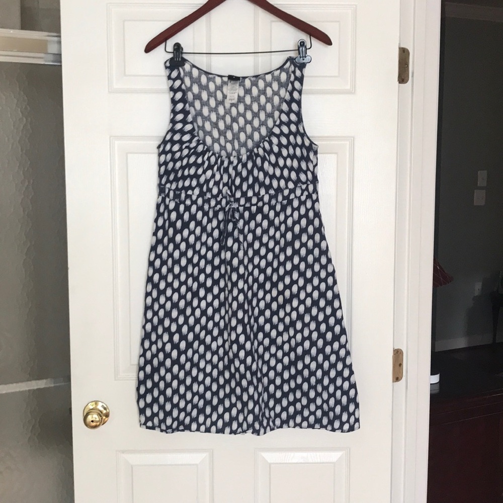 Patagonia navy and white summer dress